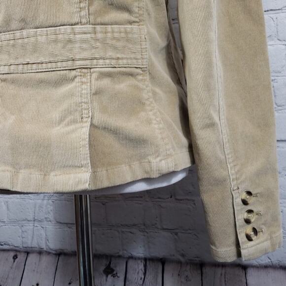 St. John's Bay tan Corduroy jacket - Picture 6 of 8